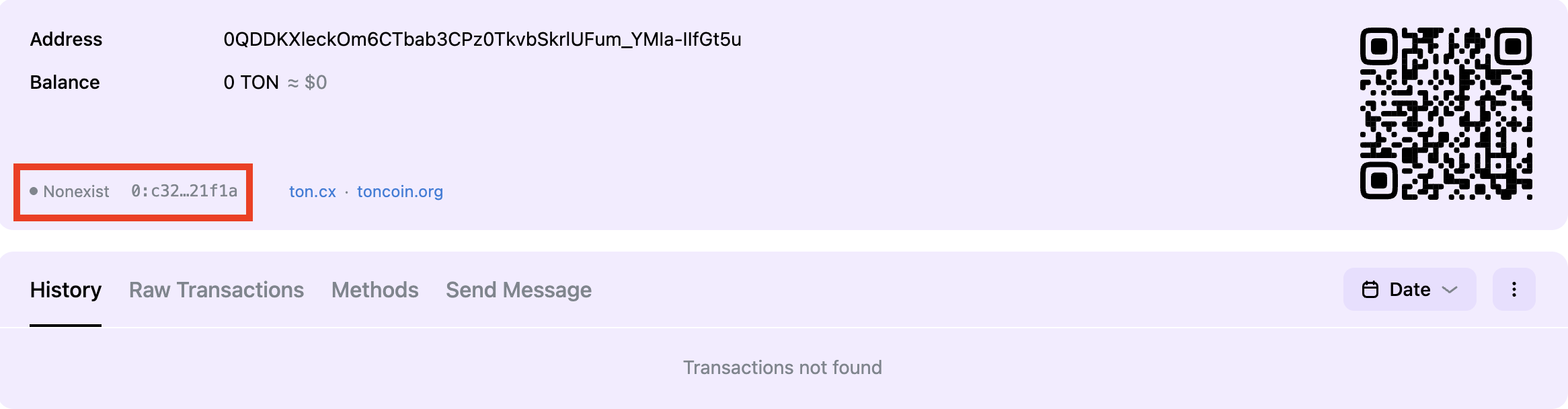 Account status: nonexist