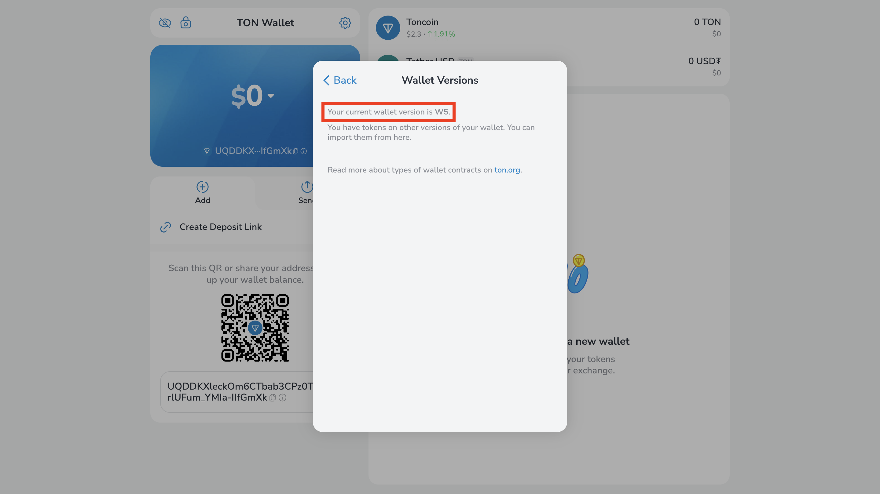 Settings button
