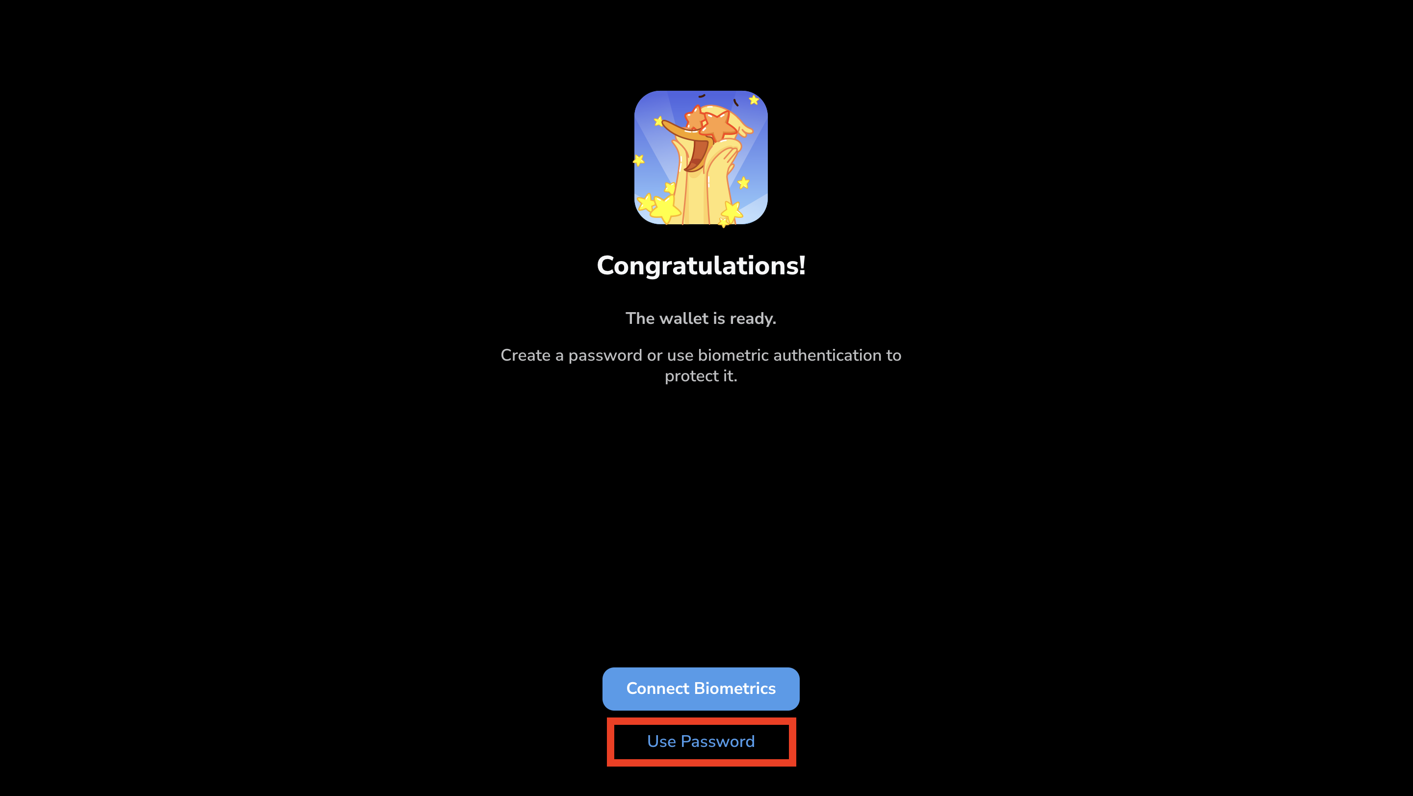 Password option